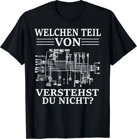 Welchen Teil Von Schaltplatte Verstehst Du Nicht T Shirt Amazon De