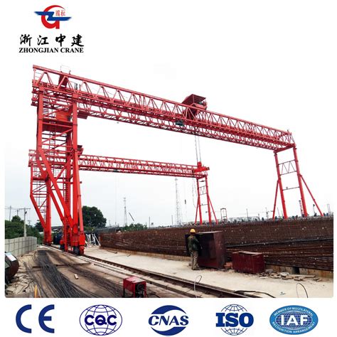 Factory Direct Rtg Model Double Girder Rubber Tired Container Lifting