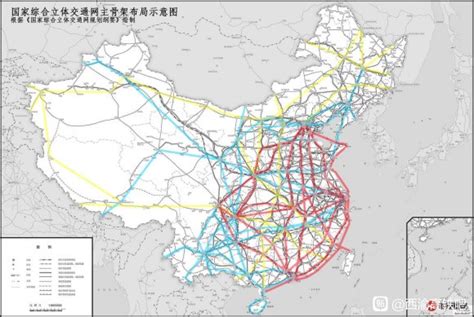 “6轴、7廊、8通道”国家综合立体交通网主骨架示意图 城市论坛 天府社区