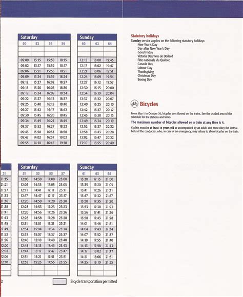 AMTttRIGA01JAN02 03 AMT Dorion Rigaud Line Timetable Jan Mpar21