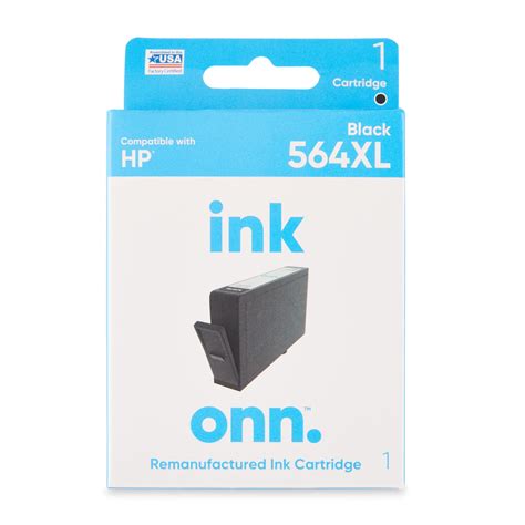 2 Pack Onn Remanufactured Ink Cartridge Hp 564xl Black