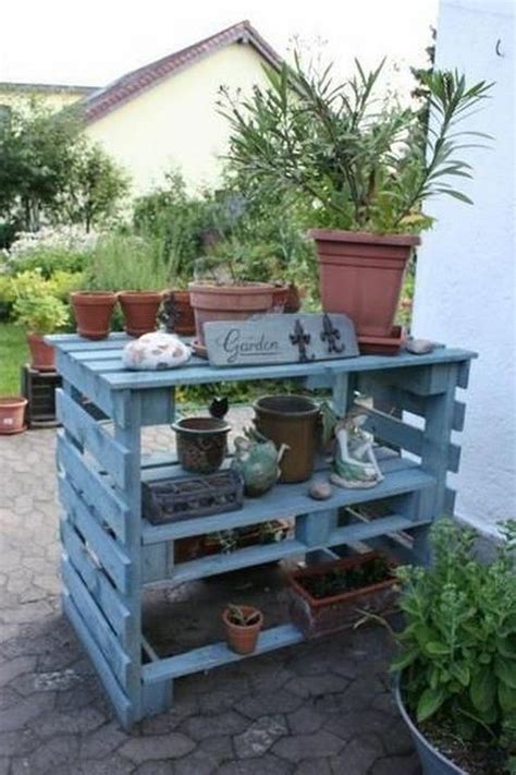 The Best DIY Wood And Pallet Ideas Pallet Wood Potting Bench Plans