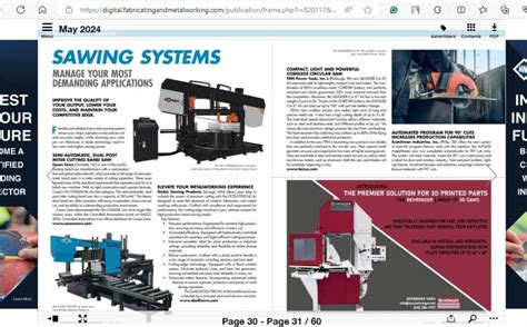 DoALL Showcased Dont Miss The May Issue Of Fabricating And