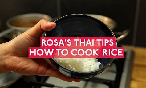 How To Cook Perfect Jasmine Rice Thai Tips Rosas Thai