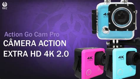 Câmera Action Go Cam Pro Sport Wi Fi Extra Hd 4k 20 Lcd Haiz Análise E Review Youtube