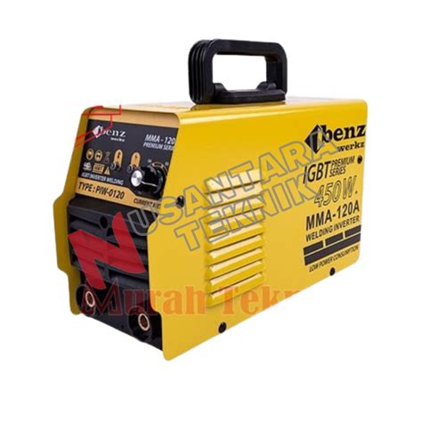 Jual Mesin Las Trafo Inverter Benz MMA 120A Travo Listrik PIW 120A