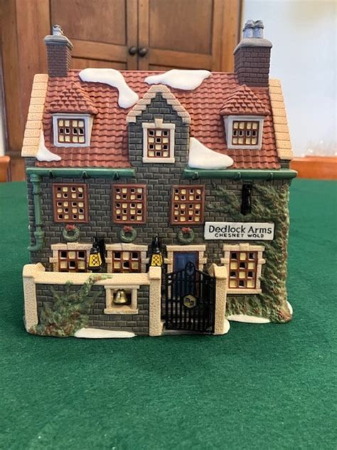 Dept 56 Dedlock Arms Dickens Village Building 1994 Vintage Village Building Holiday Season