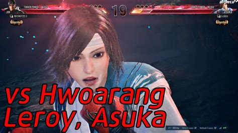 TEKKEN 8 CBT CBM vs Hwoarang Leroy Asuka 철권 8 체베망 vs 화랑 리로이