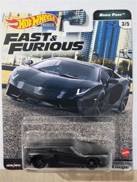 Hot Wheels Premium Fast Furious Euro Fast Lamborghini Aventador Coupe Etsy