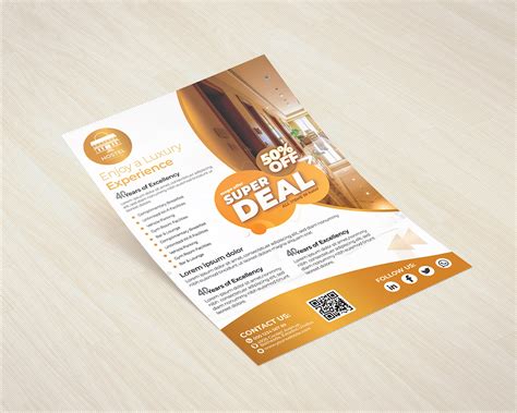 Hostel Flyer Design Behance