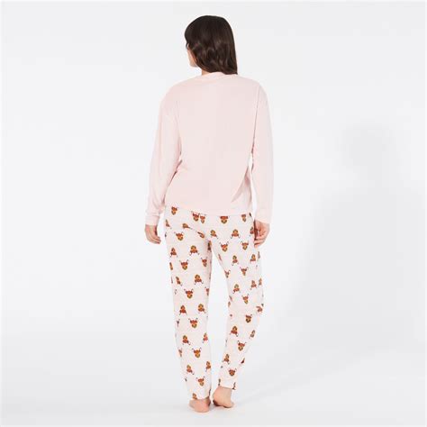 Ensemble De Pyjama Bambi Rose Clair Undiz