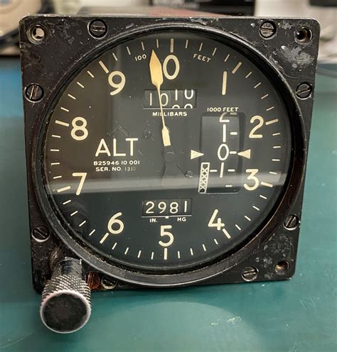 Q5 Altimeter Encoding 10 3348 15 Kollsman Aviation Instrument