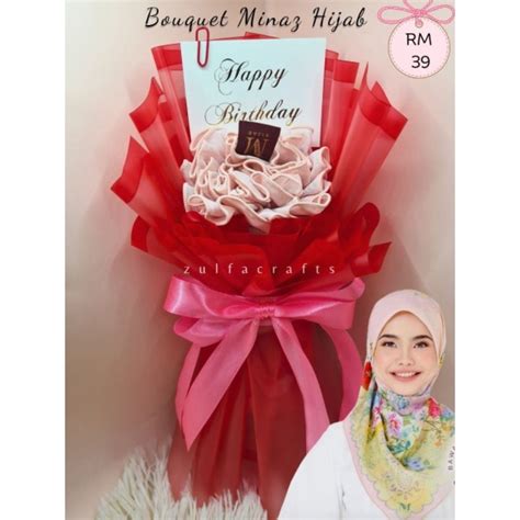 Exclusive Bouquet Tudung Fareha Minaz Hijab T Hadiah Hijab Shopee