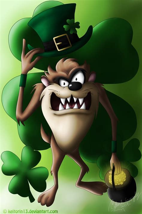 Taz Happy St Patricks Day By Keitorin13 On Deviantart Cartoon