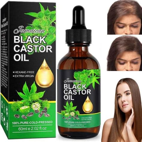 30 60ml Jamaican Black Castor Oil Organic 100 Pure Cold Pressed Hair