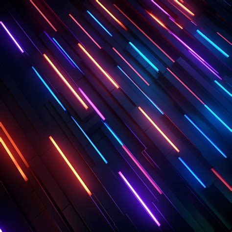 Premium Ai Image Glowing Neon Texture
