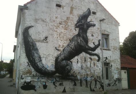 sick street art roa graffiti wallpaper - Coolwallpapers.me!