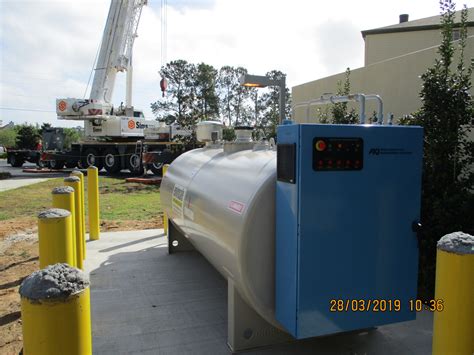 Generator System 6 000 Gallon Above Ground Fuel Storage Tank And Polishing System