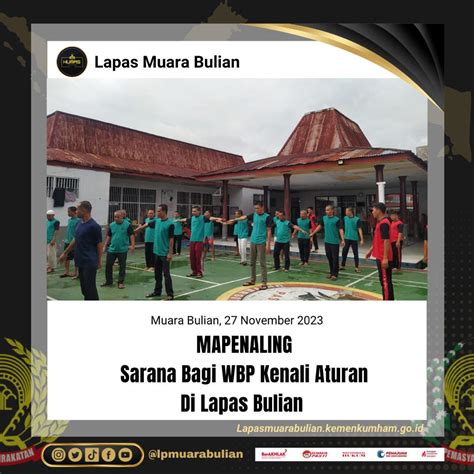 Mapenaling Sarana Bagi Wbp Kenali Aturan Lapas Lembaga