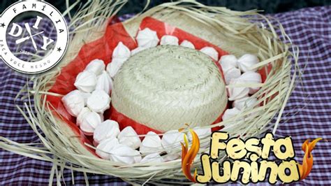 Família DIY FESTA JUNINA CHAPÉU PORTA GULOSEIMAS