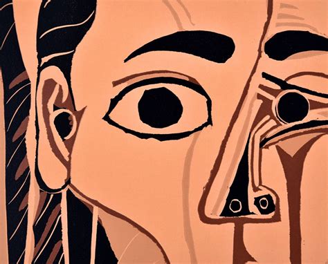 Pablo Picasso Jacqueline Au Bandeau De Face Grand Tête De Femme 1962 Linocut S