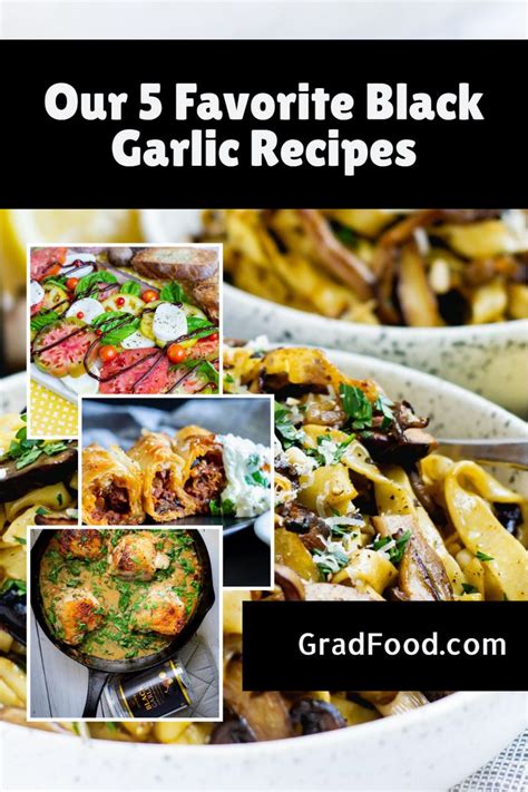 Our 5 Favorite Black Garlic Recipes