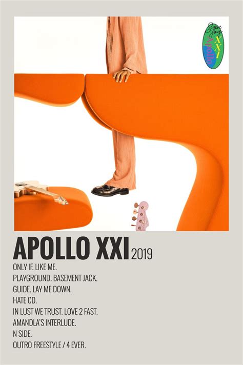 Alternative Minimalist Music Album Polaroid Poster - Apollo XXI by Steve Lacy 2019 | Film ...