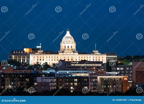 Minnesota State Capitol Building Stock Image - Image of history ...