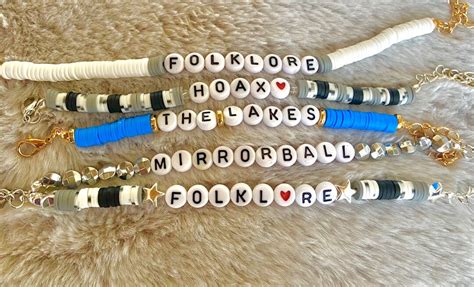 Taylor Swift Folklore Bracelets - Etsy