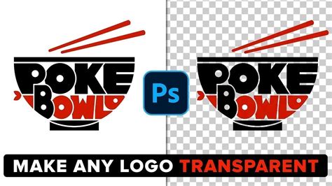 How To Make Logo Background Transparent in Photoshop!