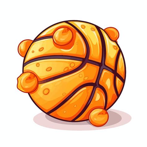 Premium Vector Basketbasketballballcartoonvector