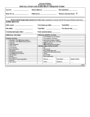 Fillable Online Pathology Med Umich University Of Michigan