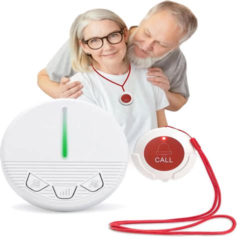 LIYNLE Reliable Life Alert Systems For Seniors With Caregiver Pager