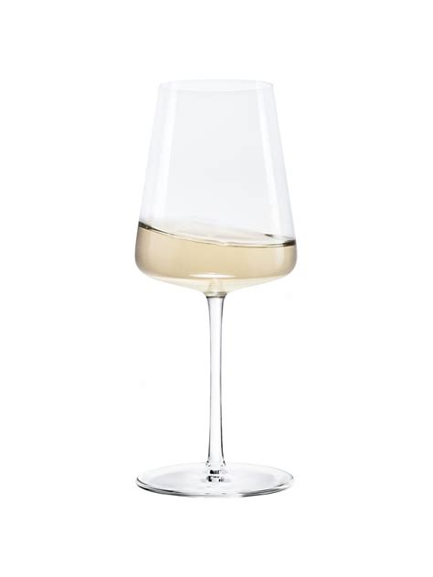 Bicchiere Vino Bianco In Cristallo A Forma Di Cono Power Pz Westwing