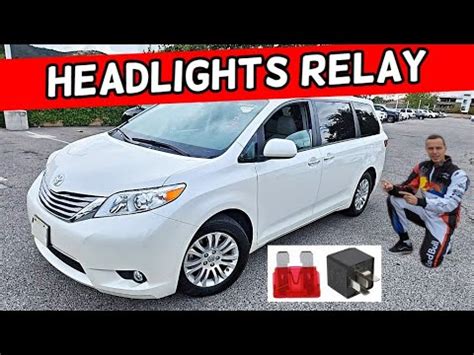 Toyota Sienna Headlights Relay Location