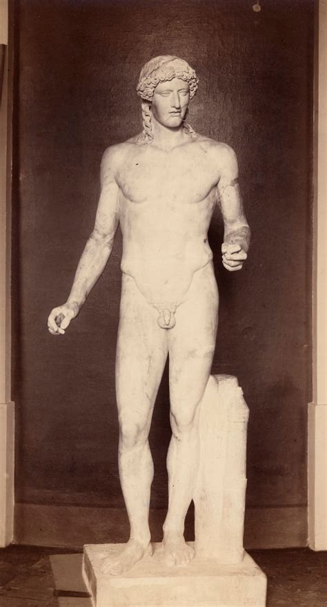 Photograph Of A Roman Copy Of The Kassel Apollo Attributed To Phidias