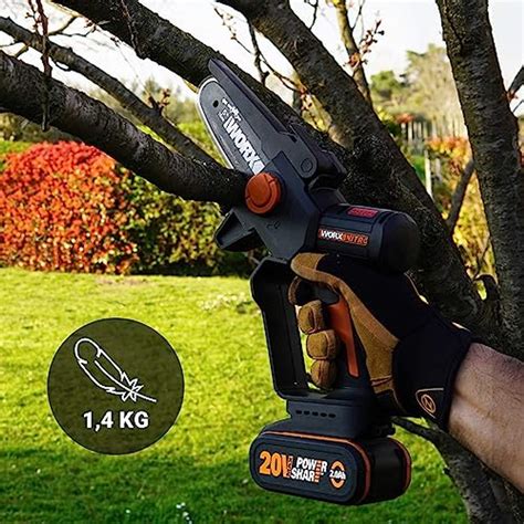 Worx Wg325e Nitro Profi Mini Akku Kettensäge 20v Im Mini Kettensäge Vergleich 2024