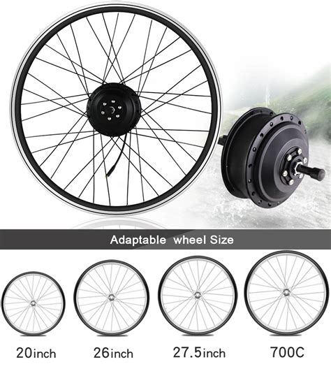 Kit de conversion pour vélo électrique roue avant moteur de moyeu à