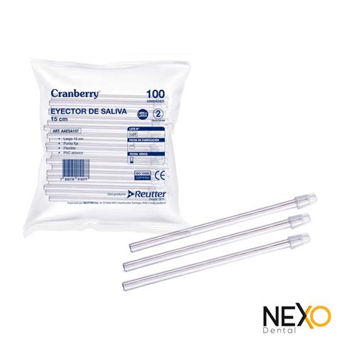 Eyectores De Saliva Cranberry Un Nexo Dental