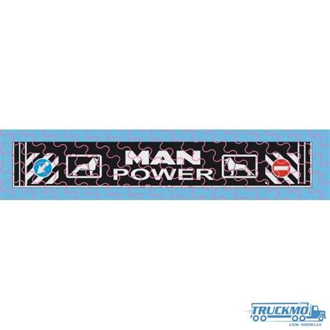 TRUCKMO Decal MAN Splash Guard Cloth Flap Amterial Polystyrene 12D 0418