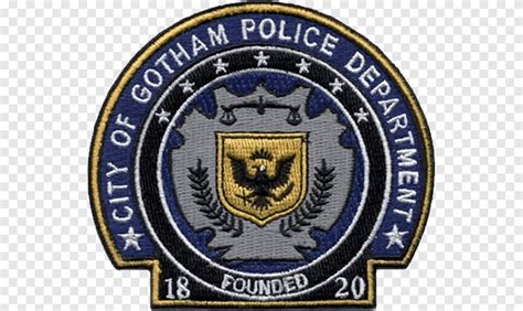 Batman Gotham City Police Department Badge Gotham City Emblem Police