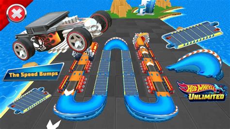 Hot Wheels Unlimited Bone Shaker Car Unleashed Race In The Speed Bump