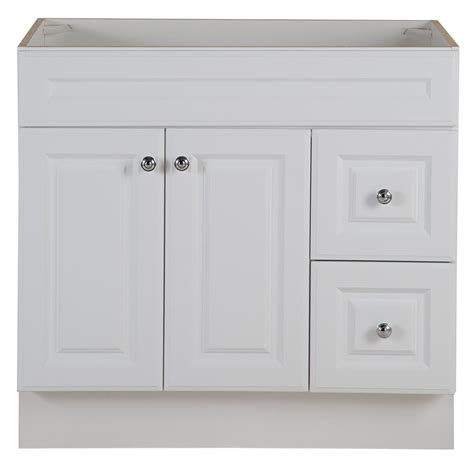 Glacier Bay Glensford 35 98 In W X 21 65 In D X 34 21 In H Vanity