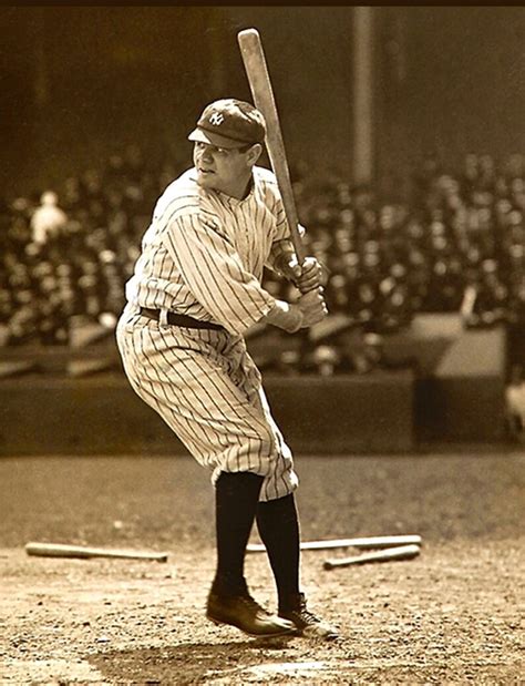 Babe Ruth On Canvas New York Yankees Canvas Art Canvas Wall Art Baseball Art Etsy