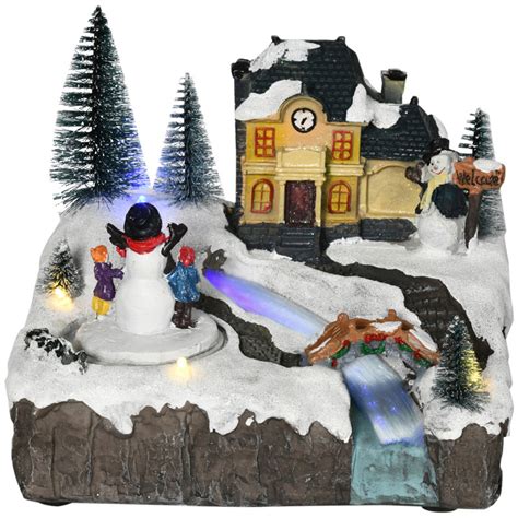 Animated Christmas Village Scene - W009910609 - Buybuyfurniture