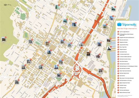 Montreal Printable Tourist Map Bangkok Tourist Map Tourist Map