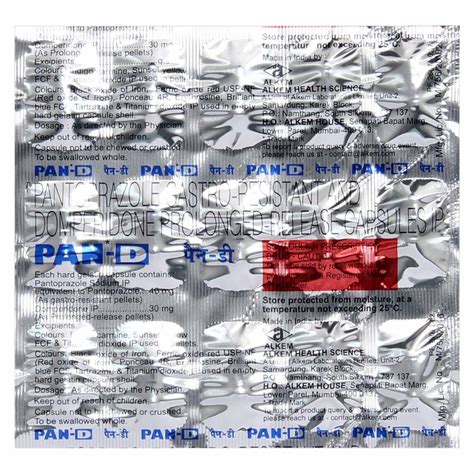 Pan D Capsule S Price Uses Side Effects Composition Apollo Pharmacy