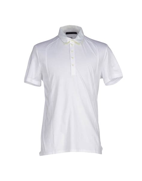 Guess White Polo Shirt For Men Lyst