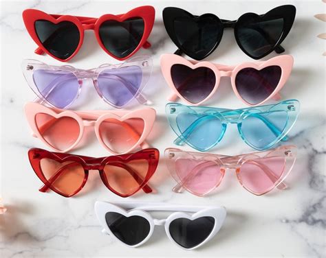 Heart Bachelorette Party Sunglasses Bride Sunglasses Bridesmaid Sunglasses Heart Sunglasses