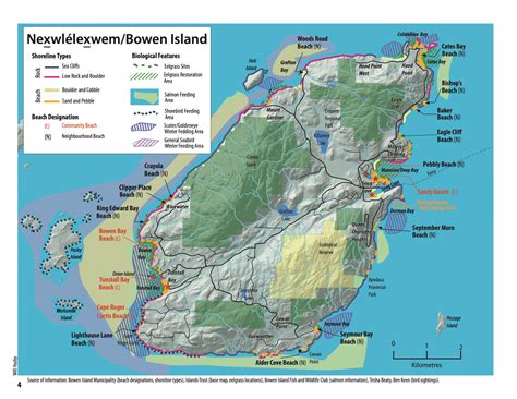 Marine Atlas map of Bowen Island - Bowen Island Conservancy